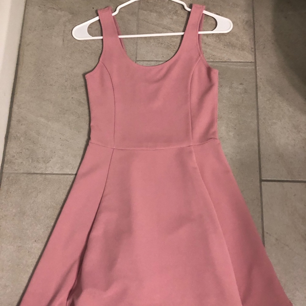 Dust Pink Skater Dress
